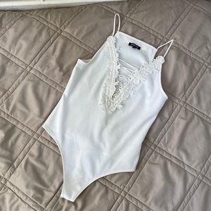 Express Deep V Bodysuit